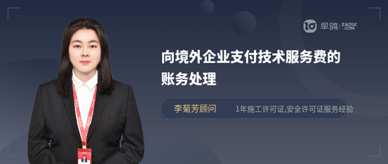 向境外企業支付技術服務費的賬務處理實務詳解